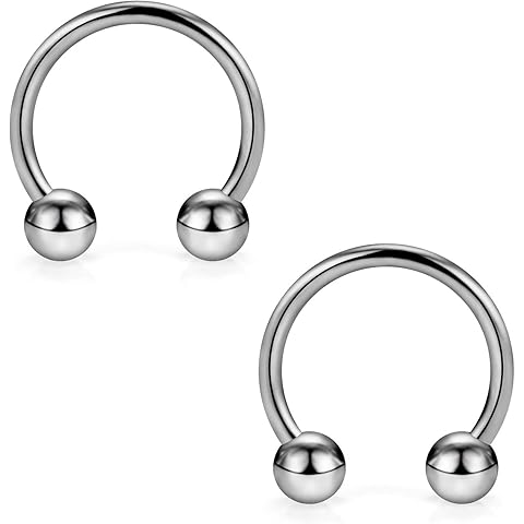 Horseshoe Septum Ring Nose Rings Hoop